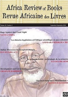 Volume 12 / Numéro 02 - Septembre 2016